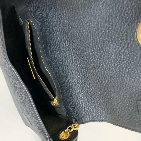 💕👜 TORY BURCH Chelsea Black Crossbody Bag - Picture 11 of 13